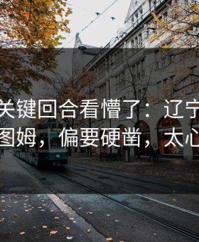 总决赛关键回合看懵了：辽宁队不打塔图姆，偏要硬凿，太心凉