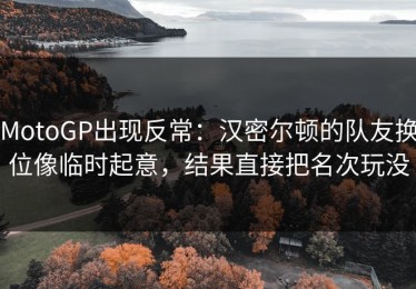 MotoGP出现反常：汉密尔顿的队友换位像临时起意，结果直接把名次玩没