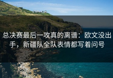 总决赛最后一攻真的离谱：欧文没出手，新疆队全队表情都写着问号