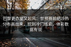 巴黎更衣室又起风：世预赛前把冷热分布画出来，挖到冷门线索，体彩数据有说