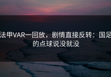 法甲VAR一回放，剧情直接反转：国足的点球说没就没